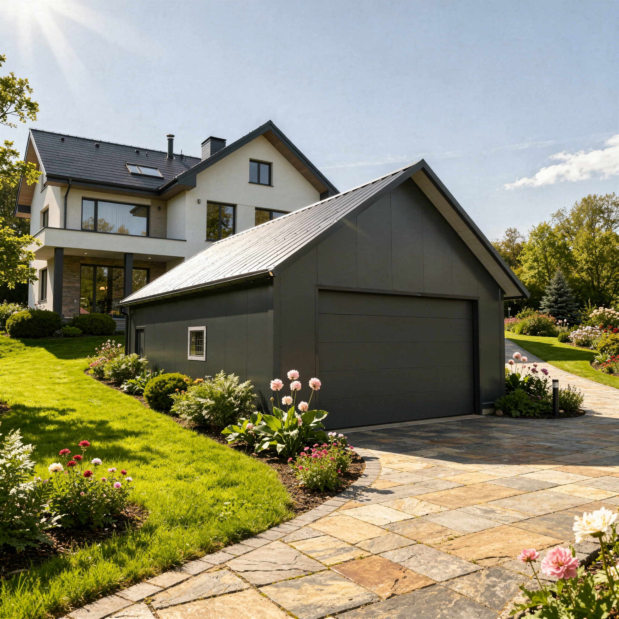 Garaż z płyty warstwowej – dlaczego to popularny wybór?